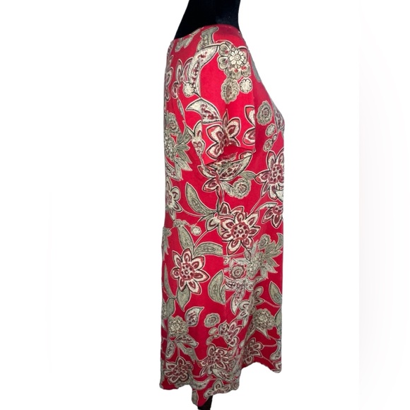 J. Jill Wearever Collection Dress Paisley Dress Samba - Picture 6 of 11